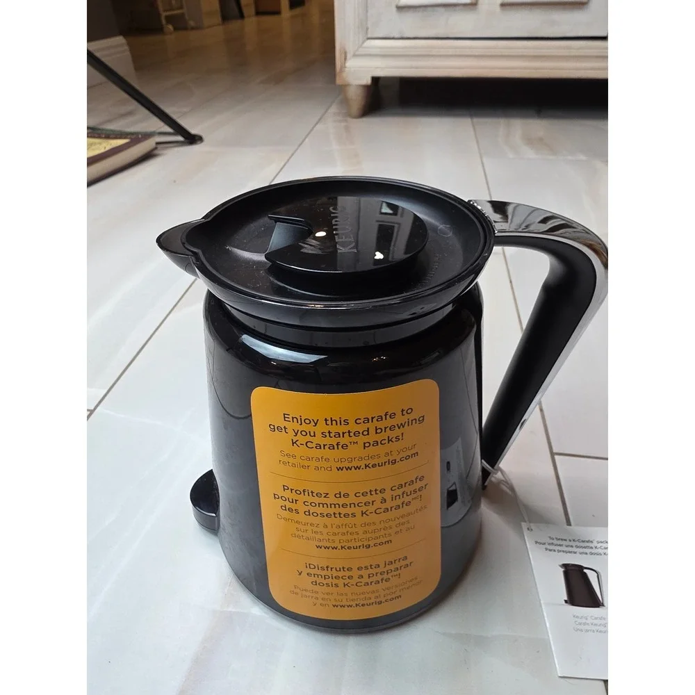 Keurig 2.0‎ Thermal Carafe Black 4 Cup Capacity for K-Carafe Pods New Tags A2